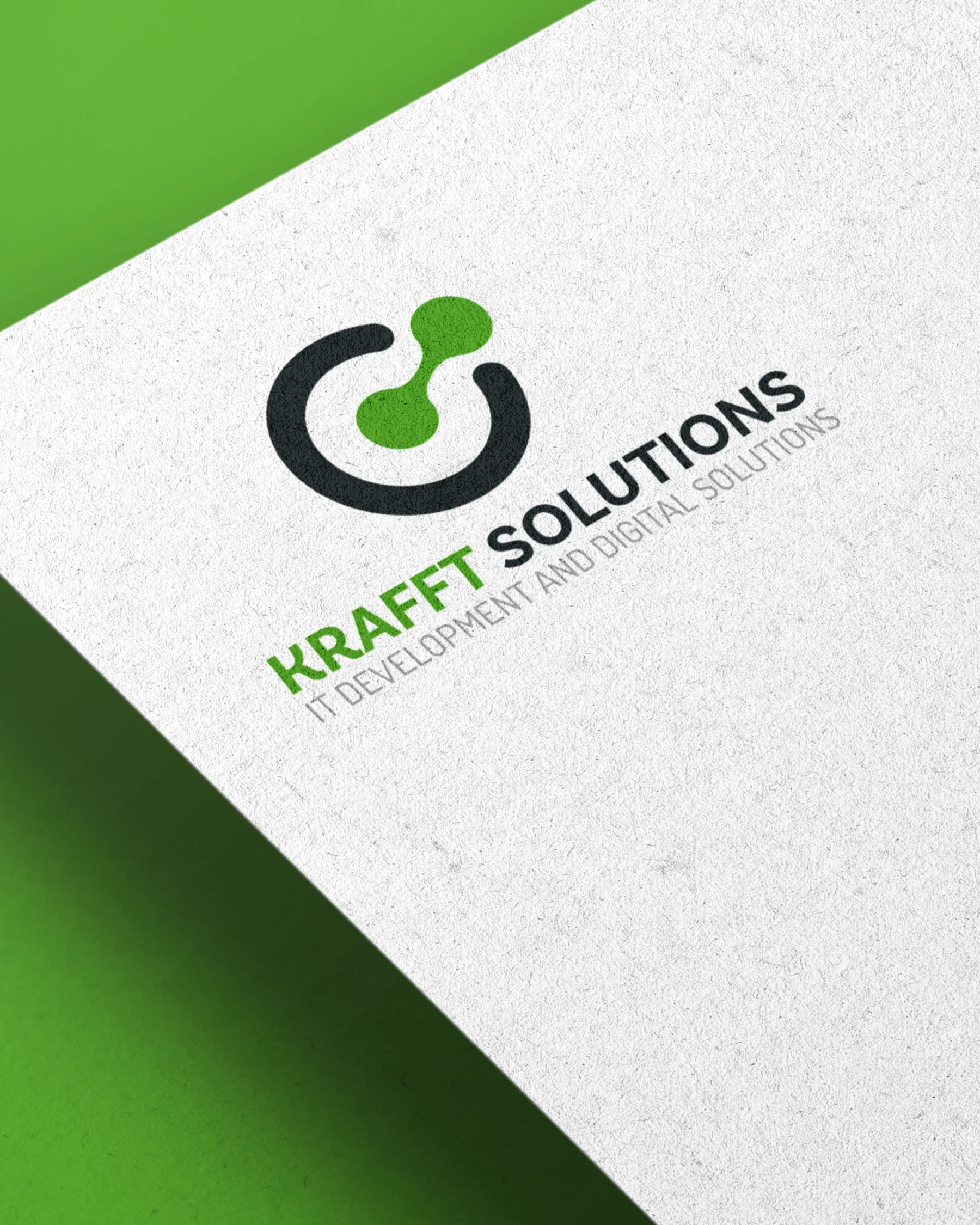 Krafft Solutions Visitenkarte mit Logo — Corporate Design von eoglou aus Aachen